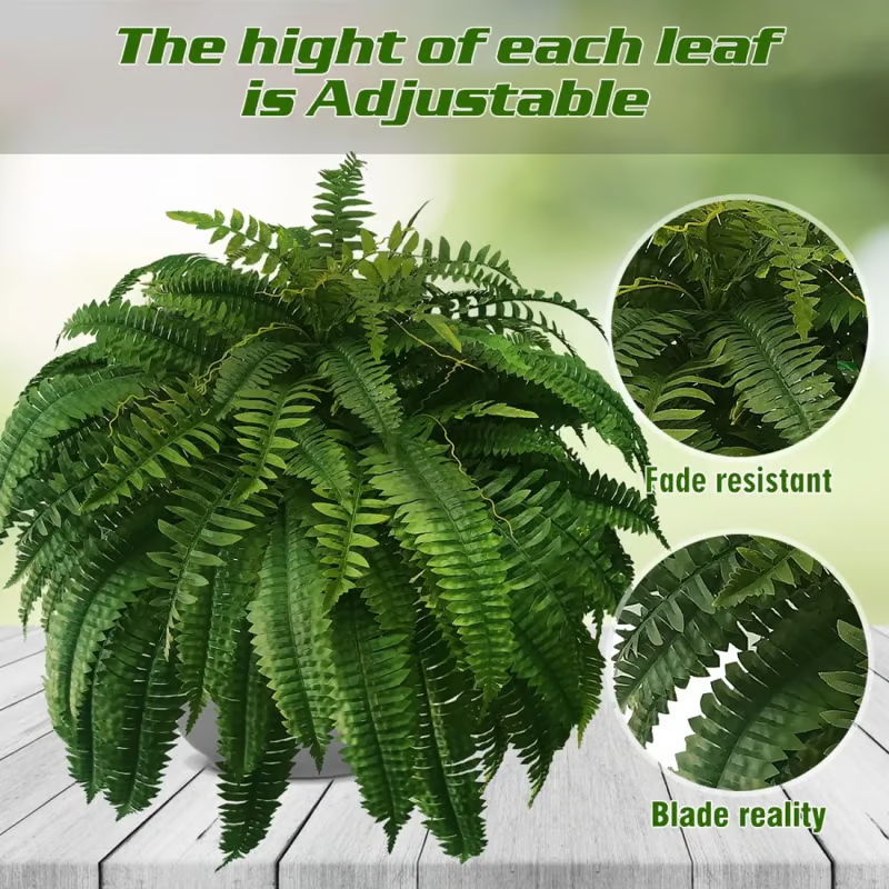 🌺Mother's Day 50% OFF🌱--🌿UV Resistant Lifelike Artificial Boston Fern